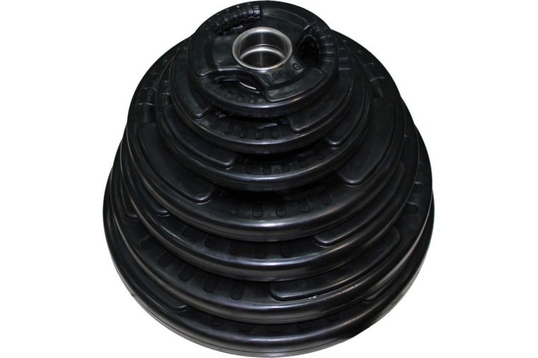 Диск обрезиненный ZSO черный 3 Handle D-51мм 15кг фото 5