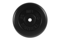 Диск обрезиненный d26мм MB Barbell MB-PltB26-25 25кг черный