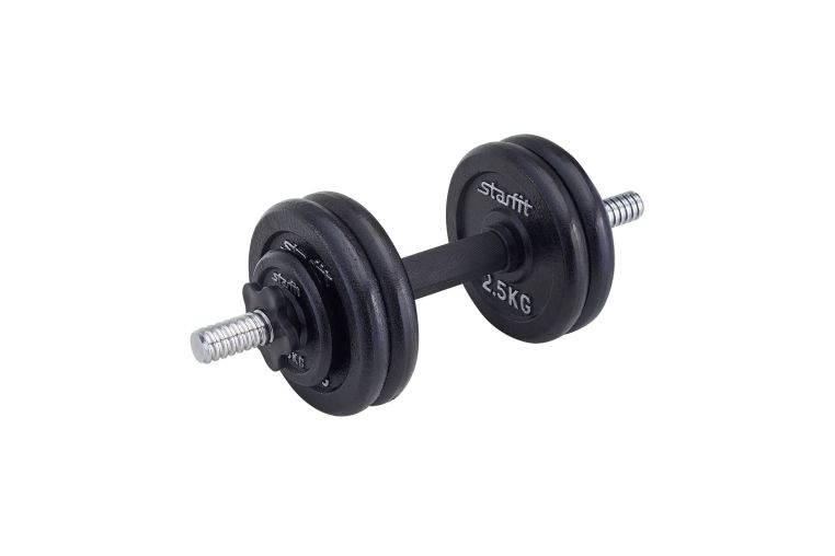 Гантель разборная чугунная 12 кг Star Fit DB-715 в коробке 