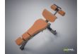 Скамья для пресса регулируемая DHZ E-1037В фото 9