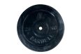 Диск обрезиненный d26мм DFC WP021-26-25 25кг, чёрный фото 4