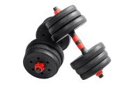Гантель Sportexный набор разборный 2х10кг пластик\цемент B31588