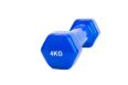 Набор гантелей обрезиненных по 4 кг, синие, 2 шт. Bradex SF 0870 фото 3