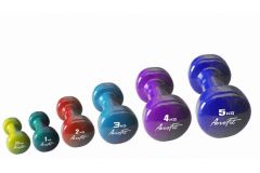 Гантель в виниловой оболочке 2 кг Aerofit AFVD2 (AFVD107-2KG) красный