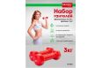 Набор гантелей обрезиненных по 3 кг 2 шт Bradex SF 0600 красный фото 6