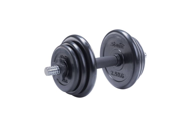 Гантель разборная обрезиненная в коробке Star Fit DB-712, 10 кг 