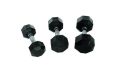 Гантель 7,5кг Perform Better Rubber Encased Hex Dumbbells PB\4137-7.5\BK-07-00 фото 1