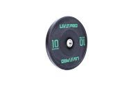 Бампированный диск 10кг Live Pro Black Rubber Bumper Plate NL\LP8038-10\00-00-00