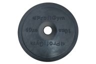 Диск ProfiGym олимпийский (51мм) обрезиненный 10 кг, черный ДО-10/51