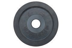 Диск ProfiGym олимпийский (51мм) обрезиненный 5 кг, черный ДО-5/51