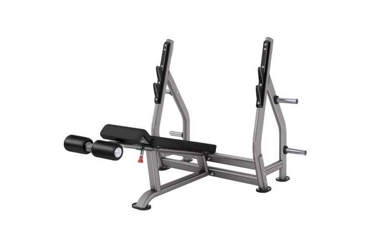 Олимпийская скамья с отрицательным наклоном для жима Smith Fitness DR-006B 