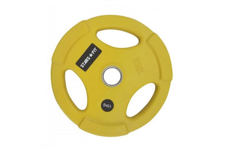 Диск олимпийский 15 кг Grome Fitness WP074C цветной 