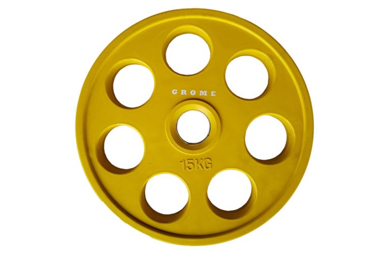 Диск олимпийский обрезиненный D 51 15 кг Grome Fitness WP013 