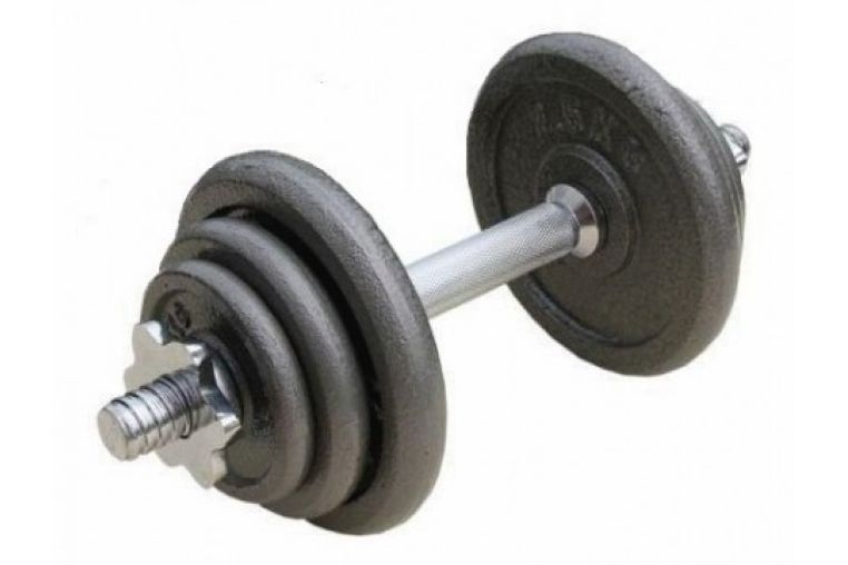 Гантель разборная MB Barbell металл, 41,5 кг 25мм, 5кг на 8 шт 