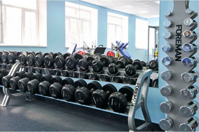 Фиксированные обрезиненные гантели в сборе Foreman FP/RUB-EPR/32.5 фото 7