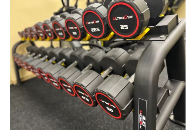 Круглые полиуретановые гантели. Ряд от 2,5 до 25 кг UltraGym UG1032D фото 1
