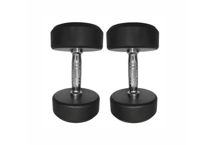 Круглые обрезиненные гантели. Ряд от 2,5 до 25 кг UltraGym фото 1