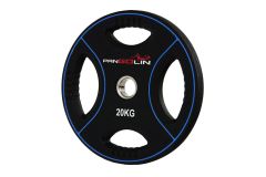 Диск олимпийский d51мм Pangolin X-Line WP012PU 20кг черный с синими полосами
