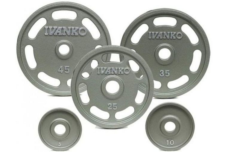 Олимпийский шлифованный E-Z диск 20кг Ivanko OMEZS IV\OMEZS-20KG\GY-00-00 
