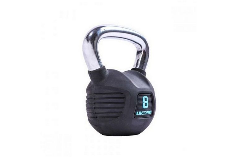 Обрезиненная гиря 6 кг Live Pro Premium Rubber LP8043-6 фото 2