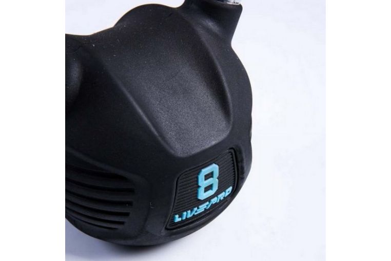 Обрезиненная гиря 6 кг Live Pro Premium Rubber LP8043-6 фото 4