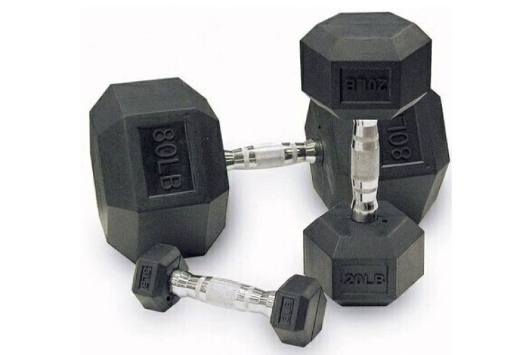 Набор гексагональных гантелей Body Solid 5 пар от 24,75кг до 33,75 кг SDRS650 фото 2