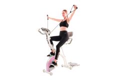 Велотренажер X-Bike DFC DavCreator Max PRO DV995019C02 бело-розовый