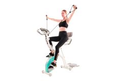 Велотренажер X-Bike DFC DavCreator Max PRO DV995019C03 бело-голубой