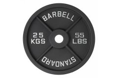 Диск чугунный окрашенный 25 кг VictoryFit VF-SC512500