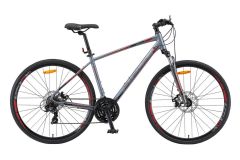 Велосипед Stels Cross-130 MD Gent 28" V010 Серый 2019 (LU091706)