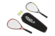 KRAFLA S-SP500 Набор для спидминтона с ракетками (2шт) и воланами (3шт) в чехле