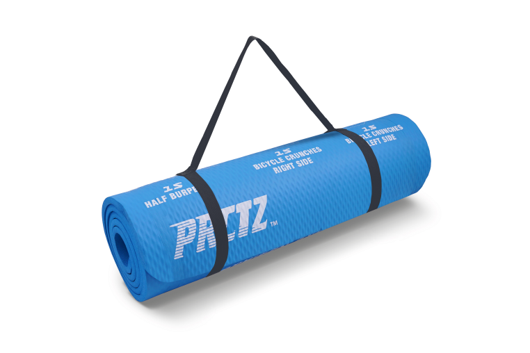 Коврик для фитнеса в комплекте с ремнем-стяжкой PRCTZ ALL PURPOSE FITNESS MAT,183х61х1см. 