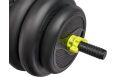 Гантели разборные пластиковые 2x20кг 2 штанги, ролик для пресса Bradex SF 1004 фото 14