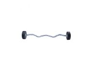 Фиксированная кривая штанга 15кг Ez Curl Urethane Barbells Live Pro LP8011-15