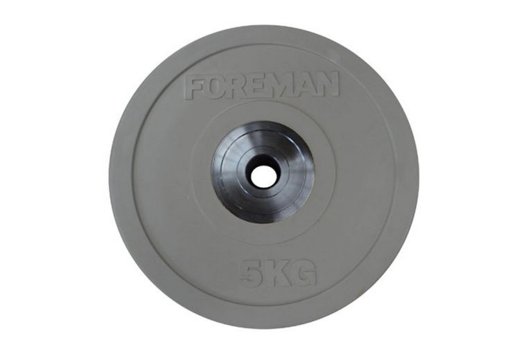 Диск бампированный обрезиненный Foreman D50 мм 5 кг FM\BM-5KG\GY серый 