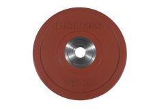Диск бампированный обрезиненный Foreman D50 мм 25 кг FM\BM-25KG\RD красный