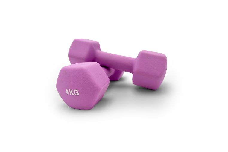 Гантель неопреновая 4кг UnixFit DBNEO4VT Violet 