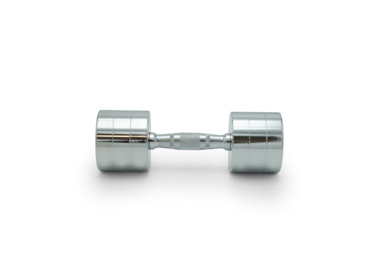 Гантель круглая хромированная 8кг UnixFit PRO DBRND8PCE фото 2