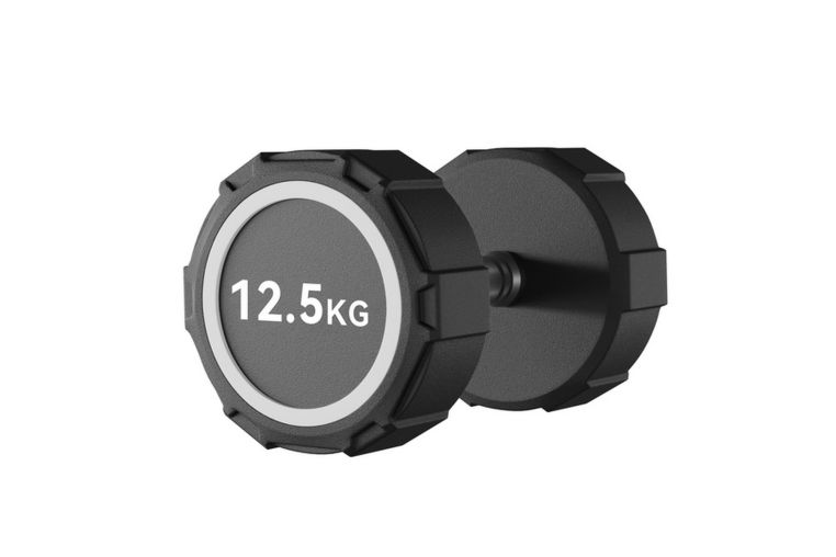 Гантель фиксированная полиуретановая 12,5кг Johns 74032-12,5 чёрный 