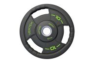 Диск полиуретановый d51мм, 10кг Vertex 91035A-10ВC чёрно-зеленый