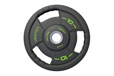 Диск полиуретановый d51мм, 10кг Vertex 91035A-10ВC чёрно-зеленый