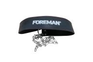 Узкий пояс для отягощений FOREMAN ширина 11,5 см, цепь 100 см, черный