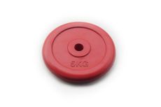 Диск обрезиненный 5кг Johns 71019-5С-26 красный