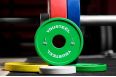 Диск 1,5кг, полиуретановый, тренировочный, желтый YouSteel фото 2