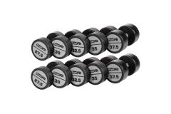 Гантельный ряд полиуретановый LEVEL (шаг 2,5кг, 5 пар) 27,5-37,5кг Profi-Fit