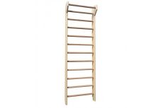 Стенка гимнастическая с крепежом 280х100х14 см с турником Ellada М1121
