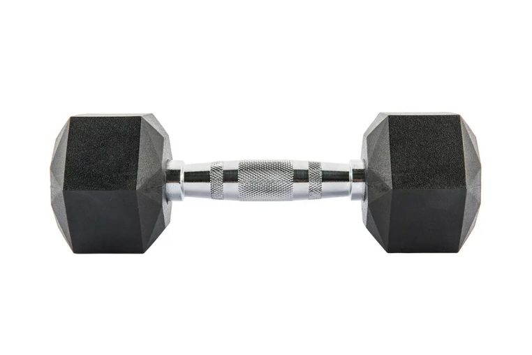 Комплект обрезиненных октагональных гантелей 10 пар от 2,5 до 25кг UFC Octagon Dumbbell UHA-75538-84 фото 4