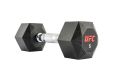 Комплект обрезиненных октагональных гантелей 10 пар от 2,5 до 25кг UFC Octagon Dumbbell UHA-75538-84 фото 5