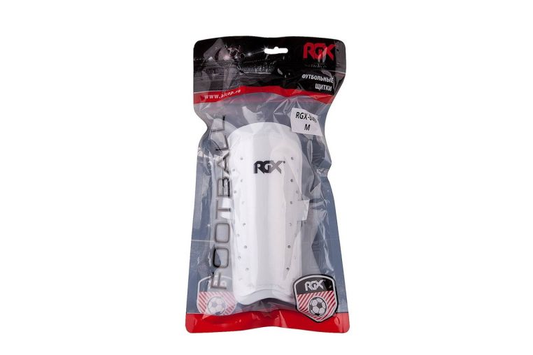 Футбольные щитки RGX RGX-8449 Белые фото 2