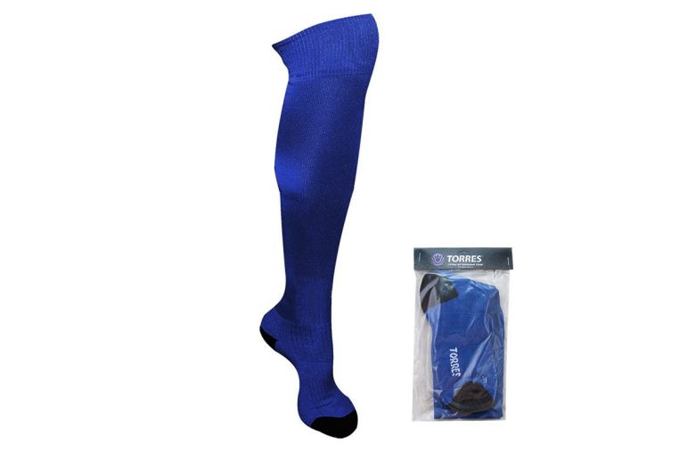Гетры футбольные Torres Sport Team FS1108XL-06, размер XL (42-44) васильковые 